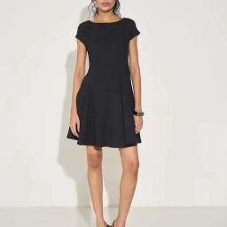 Honey By Pantaloons Jet Black Slim Fit Dress-picture-9