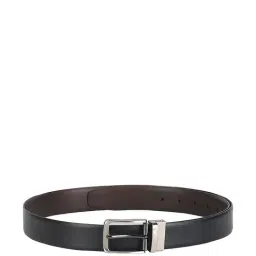 Peter England Black & Brown Leather Reversible Belt For Men-picture-37