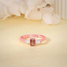 GIVA 925 Sterling Silver Rose Gold Ring for Women-image-62