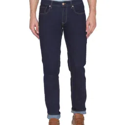 Spykar Navy Lightly Washed Jeans-picture-2