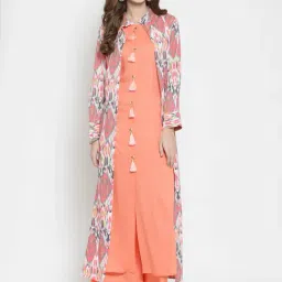 Sera Multicolor Regular Fit Kurta With Shrug-picture-10