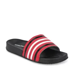 OFF LIMITS Men's Red & White Slides-image-56