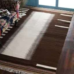 Pequra Brown & Beige Wool XL Carpet - Set of 1-27
