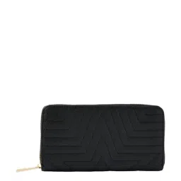 Accessorize London Star Black Quilted Wallet for Women-picture-17