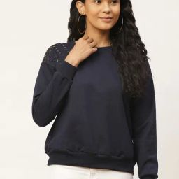Belle Fille Navy Embellished Sweatshirt-picture-20