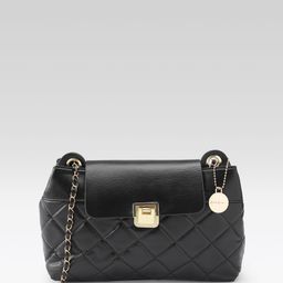 Mast & Harbour Quilted Structured Sling Bag-image-98