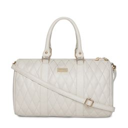KLEIO Quilted Tassel Detailed Spacious Handbag-53