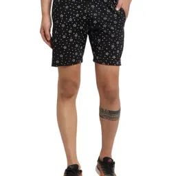 Vimal Jonney Black Regular Fit Printed Shorts-image-25