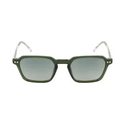 Opium Green Rectangular Polarized Sunglasses for Men-12