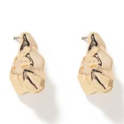 Forever New Gold Plated Odell Organic Stud Earring-image-56