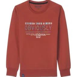 Monte Carlo Kids Brown Printed Full Sleeves Sweatshirt-image-48