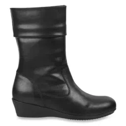Metro Women's Black Wedge Booties-picture-31