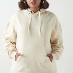 Bewakoof Beige Relaxed Fit Hoodie-17