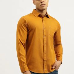United Colors Of Benetton Yellow Cotton Regular Fit Shirt-picture-48