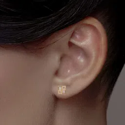 c. krishniah chetty group CKC Radiant Charm: Fancy Diamond Stud image 2