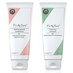 Fix My Curls Cleansing Shampoo & Hydrating Deep Conditioner Combo - 50 ml each image 1