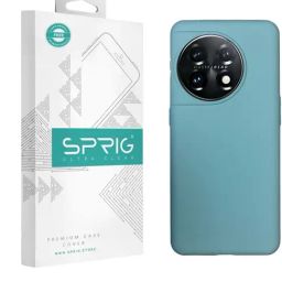Sprig Liquid Silicone Back Cover for OnePlus 11 5G (Green)-image-71