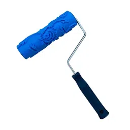 Kayra Decor Rose Flower Pattern Paint Roller with Chrome Handle 7 Inch, KD-008C-7-image-42