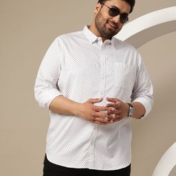 Sztori Men Plus Size Premium Printed Pure Cotton Casual Shirt-picture-13
