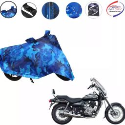 Auto Pearl Polyester Waterproof Two Wheeler Cover for Bajaj Avenger 220 DTS-i,(Ocean Blue)-image-78