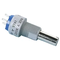 Vishay Panel Mount Rotary Potentiometer 1.5 W Power 4.7 kΩ Solder Lug Terminal, P13LFL472MAB10 (Pack of 30 Pcs)-48