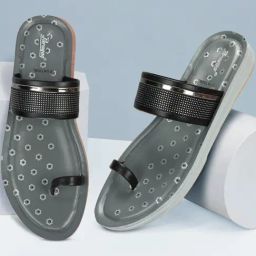 Paragon Women's Black Toe Ring Sandals-image-86