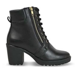 Rocia Women's Black Derby Boots-image-44