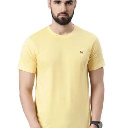 Force NXT Yellow Cotton Regular Fit T-Shirt-image-86