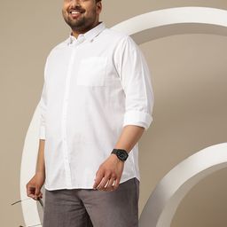 Sztori Men Plus Size Premium Pure Cotton Casual Shirt-image-84
