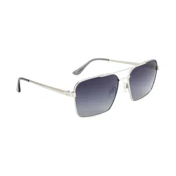 Opium Grey Rectangular Polarized Sunglasses for Men image 2