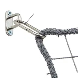 AS ONE Snap Hook for Net Stainless Steel 4.5x1.5x3 cm, 61-370-12-2-22