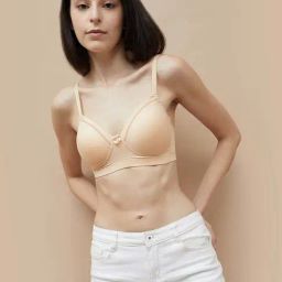 Ginger by Lifestyle Beige Plain Everyday Bra-picture-19