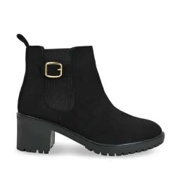 Rocia Women's Black Casual Booties-image-42