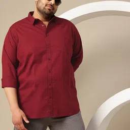Sztori Men Plus Size Premium Pure Cotton Casual Shirt-image-63