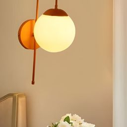 KINIS Gold-Toned Quirky Spherical Shaped Wall Lamp-48