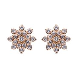 CKC Timeless Beauty: Traditional Close Setting Diamond Earstud-21