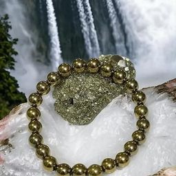 Divine souvenirs Unisex Artficial Beaded Elasticated Bracelet-50