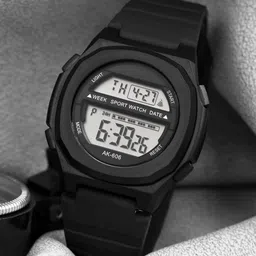 ON TIME OCTUS Unisex Kids Printed Dial & Straps Digital Watch DIGITAL-036 BLACK-picture-14