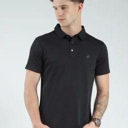 Monte Carlo Black Slim Fit T-Shirt-image-43