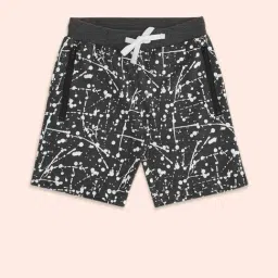 Pantaloons Junior Grey Cotton Printed Shorts-picture-29