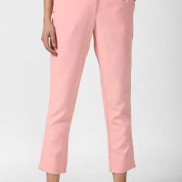 Van Heusen Pink Mid Rise Trousers-image-22