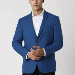 Van Heusen Blue Slim Fit Blazer-image-46