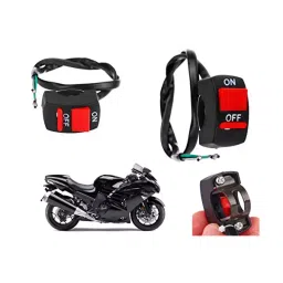 Auto Pearl Bike Fog Lamp Switch, Fog Light Switch, Handle Bar Switch for Kawasaki Ninja-19