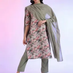 Aurelia Green Striped Duppatta-picture-39