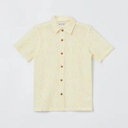 Fame Forever by Lifestyle Kids Off White Embroidery Regular Fit Shirt-image-84
