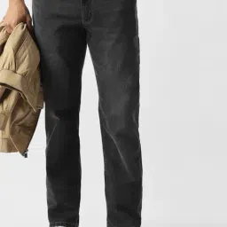 Van Heusen Grey Cotton Regular Fit Jeans-picture-13