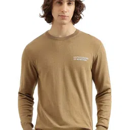 United Colors of Benetton Men Solid Round Neck Cotton Pullover Sweatshirt-picture-24