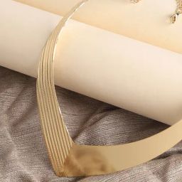 SOHI Gold Designer Party Necklace-image-68