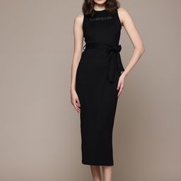 bebe Future Glam Bodycon Midi Dress Comes With a Belt-image-29
