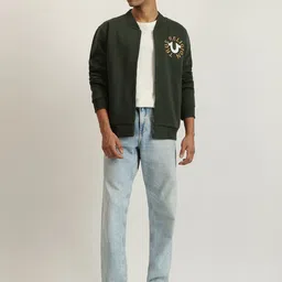True Religion Men Bomber with Patchwork Jacket image 5